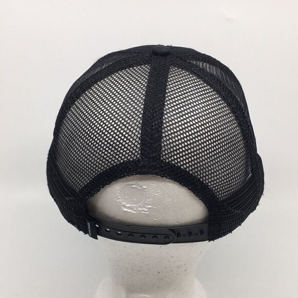 DaKine Aloha circle crest trucker hat SnapBack black cotton baseball cap - Picture 6 of 14